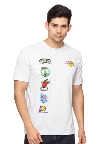 END-QL016/TSHIRT-E-WHITE-LOGO-MISTYWHITE