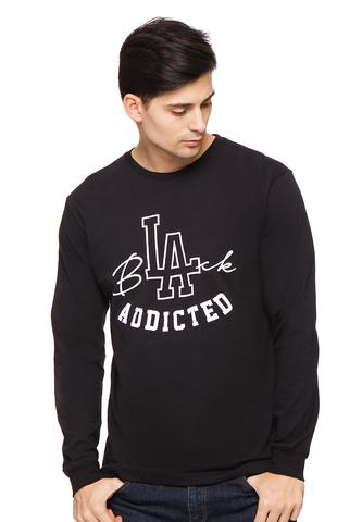 END-QL015/TSHIRT-E-LP-ADDICTED-BLACK