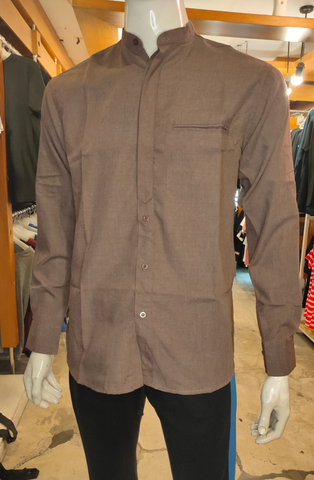 17SEVEN 19HSVN-MLSLSB001 LONGSHIRT-099-SAHARA