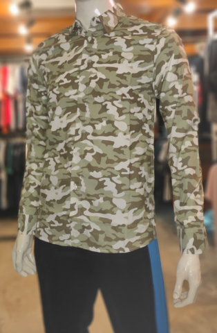 SHIRT ES19-003 LONG CAMO GREEN