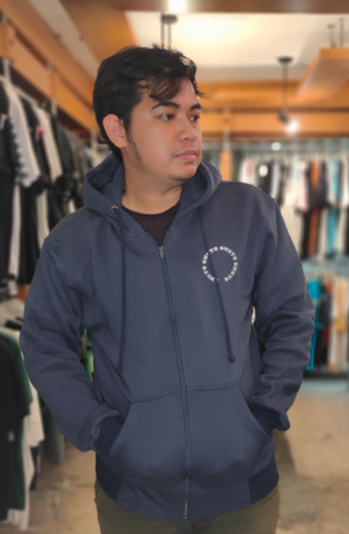 GUSTO GST SC001 HOODYLOGOBULET NAVY