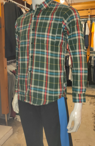 CORK AND CLOUD CNC TD003 FLANEL LAZARO GREEN MIX PJ M