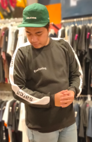 SARCA SRC SF002 CREWNECK TAQJIL BLACK M