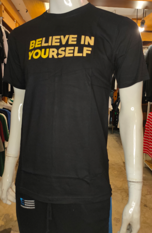 JUNDY JUN SF021 BELIEVE IN YOUR SELF HITAM
