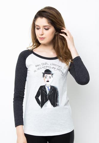 BLP-PB042/TSHIRT-H-RG-CHAPLIN-MISTYBLACKWHITE-F