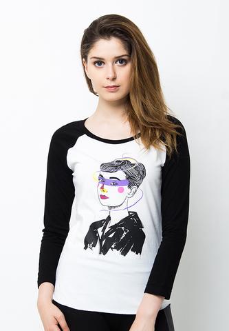 END-PB044/TSHIRT-RG-AUDREY-BLACKWHITE-F