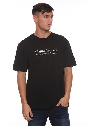 URB-SK011/URBIE TSHIRT E GAJIAN BLACK