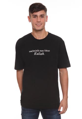 URB-SK001/URBIE TSHIRT E KULIAH BLACK
