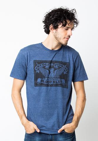 BLP-OF090/TSHIRT-H-GAGLE-MISTYBLUE