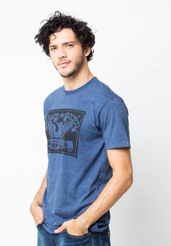 BLP-OF090/TSHIRT-H-GAGLE-MISTYBLUE