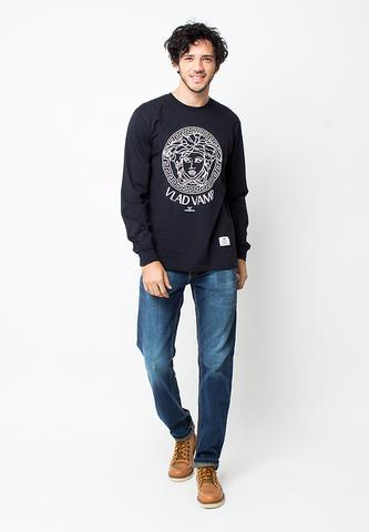 BLP-OF096/TSHIRT-H-LS-VLAD-BLACK