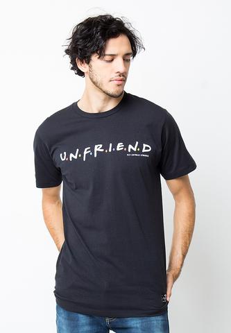 BLP-OG025/TSHIRT-WL-UNFRIENDBLACK-BLACK