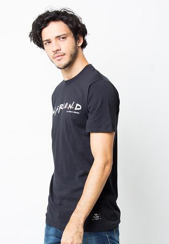 BLP-OG025/TSHIRT-WL-UNFRIENDBLACK-BLACK