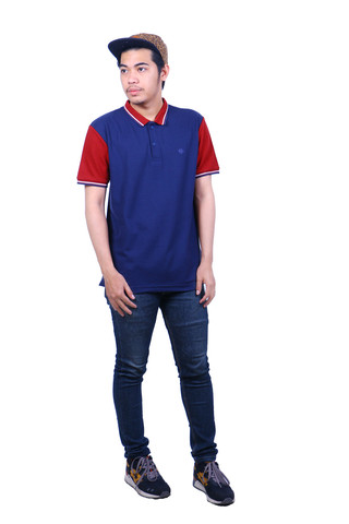 BLP-OG034/POLOSHIRT-E-5-DIAMOUND-VRSMRN-NAVY-M
