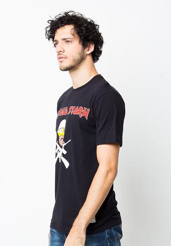 BLP-OG091/TSHIRT-B-MAIDEN-BLACK