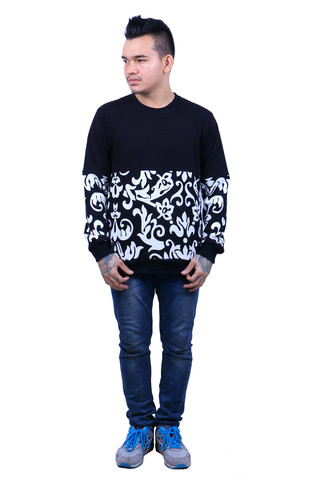 BLP-OG105/SWEATER-I-GERSHWIN-BATIC-BLACK-M