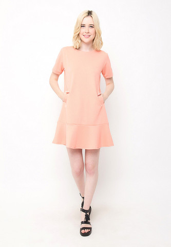BLP-OK098/DRESS-R-GABRIELLA-ZPR-PEACH-F