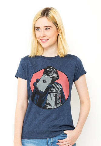 BLP-OL045/TSHIRT-H-CP-SELFIE01-MISTYBLUE-F