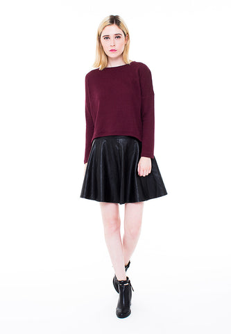 BLP-PA007/SWEATER-R-FLORENCE-MTF-MAROON-F