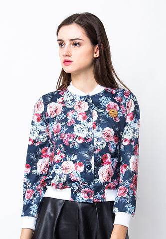 BLP-PA028/JACKET-I-BB-FLOWERS-BLPXXX-BLUE-F