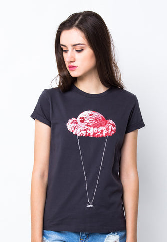 BLP-PA034/TSHIRT-H-CP-ICECREAM-GREY-F