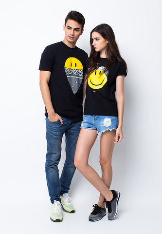 BLP-PA039/TSHIRT-H-CP-SMILE-BLACK-M