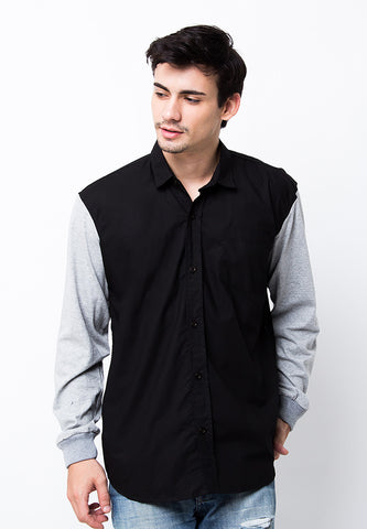 BLP-PA046/SHIRT-LS-UY-JORGE-KOMB-BLACK-M