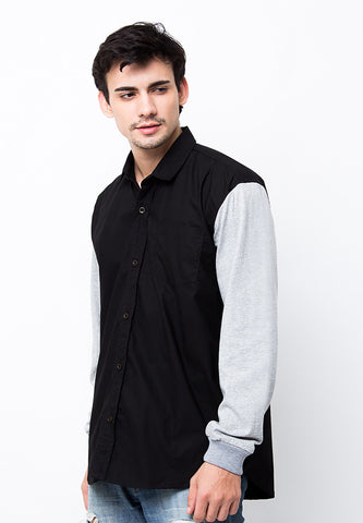 BLP-PA046/SHIRT-LS-UY-JORGE-KOMB-BLACK-M