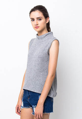 BLP-PB009/BLOUSE-R-ARCHIE-SWEAT-MISTYGREY-F