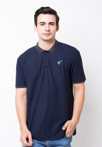 BLP-PE005/POLOSHIRT-E-SOLDIERWINGS-NAVY-M