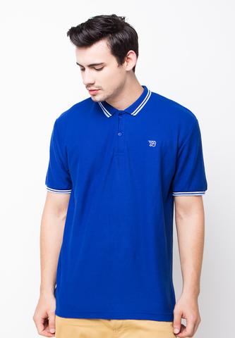 BLP-PE006/POLOSHIRT-E-LOGO-ROYALBLUE-M