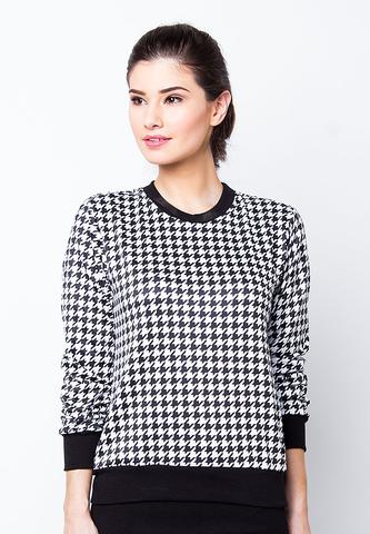 BLP-PE009/SWEATER-I-PIXEL-MTF-BLACKWHITE-F