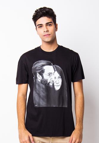 BLP-PF034/TSHIRT CP JHON AND YOKO BLACK-M