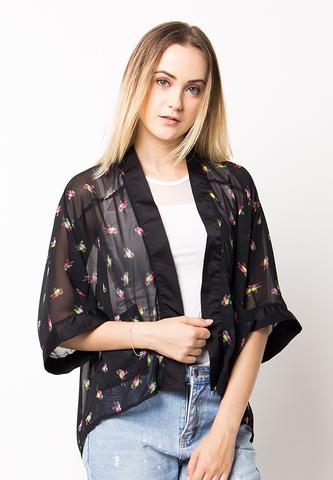 BLP-PH003/CARDIGAN-R-MINNETE-BLACK-F