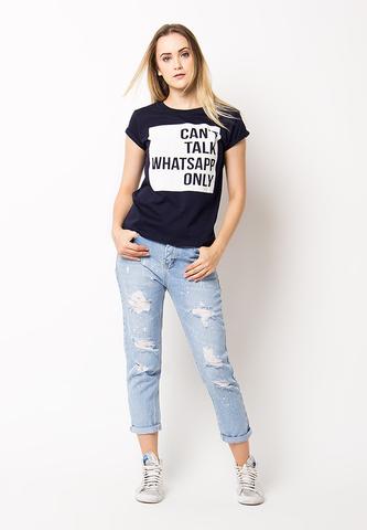 BLP-PH016/TSHIRT-WHATSAPP-DARKBLUE-F