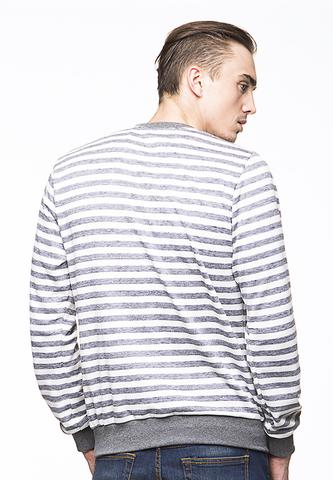 BLP-PI011/SWEATER-I-ATLAS-STRIPE-GREYWHITE-M