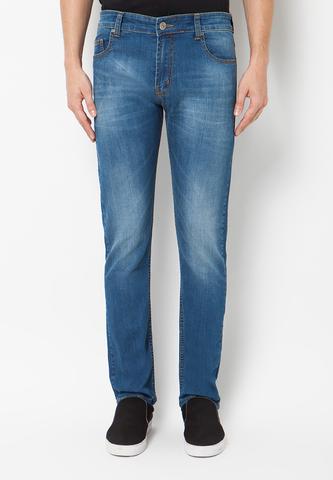 BLP-PL017/PANTS-LP-RB-DENIM-NIXON-BLUE-M