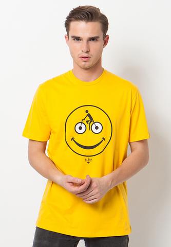 BLP-QA001/TSHIRT-WL-SMILEYCLING-YELLOW-M