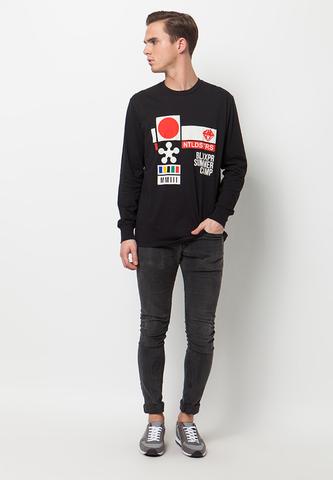BLP-QA003/TSHIRT-WL-LS-SUMMERCAMP-BLACK-M