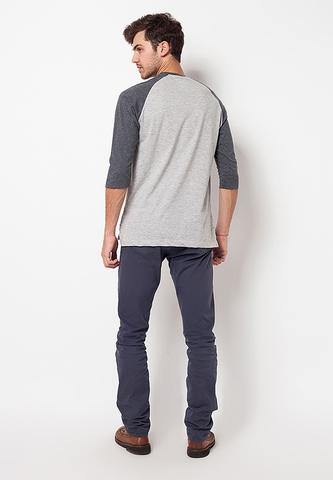 BLP-QB012/TSHIRT-E-RG-PLAIN-MISTYGREY-M
