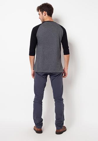 BLP-QB014/TSHIRT-E-RG-PLAIN-BLK-MISTYBLACK-M