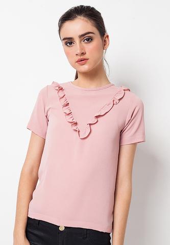 BLP-QC001/BLOUSE-R-ADDIE-RMP-PINK-F