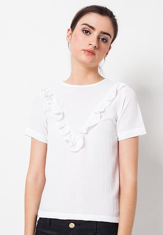 BLP-QC002/BLOUSE-R-ADDIE-RMP-02-WHITE-F
