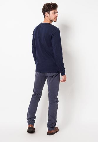 BLP-QC009/TSHIRT-H-LS-PLAINED-NAVYBLUE-M