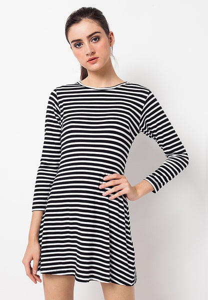 BLP-QC013/DRESS-R-EMILY-ST-BLACKWHITE-F
