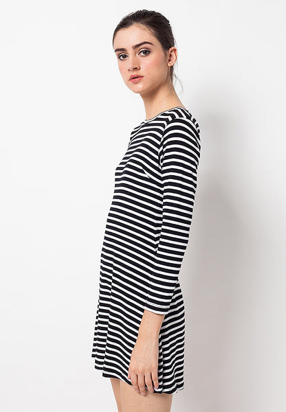 BLP-QC013/DRESS-R-EMILY-ST-BLACKWHITE-F
