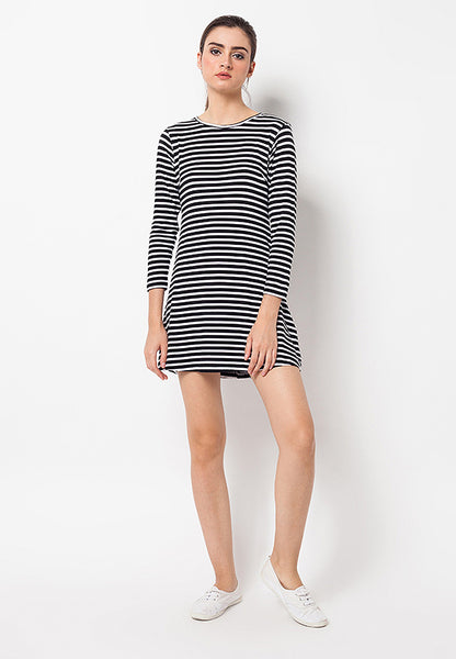 BLP-QC013/DRESS-R-EMILY-ST-BLACKWHITE-F