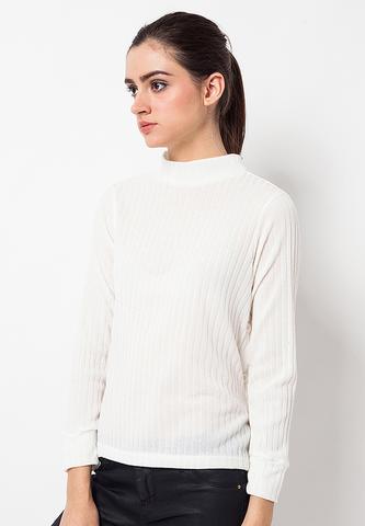 BLP-QC015/SWEATER-R-KNITT-STELLA-WHTE-F