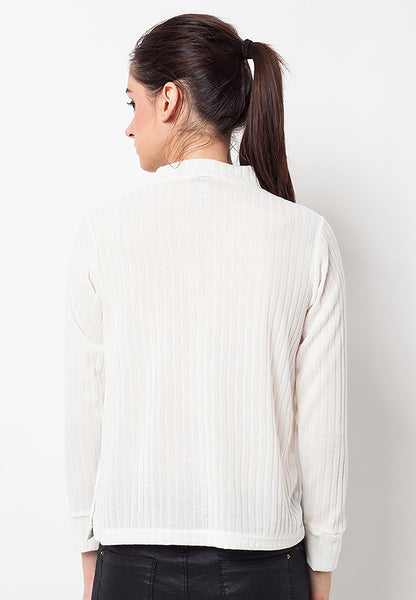 BLP-QC015/SWEATER-R-KNITT-STELLA-WHTE-F