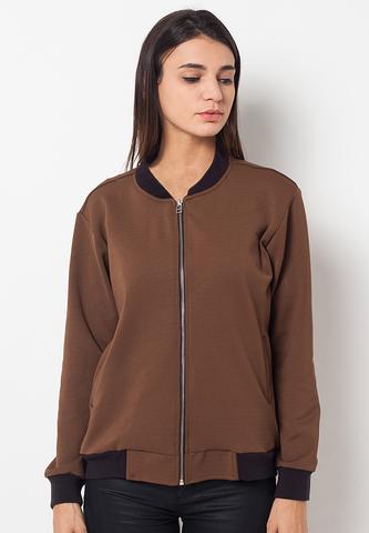 BLP-QD001/JACKET-R-MAIZIE-SLR-BROWN-F